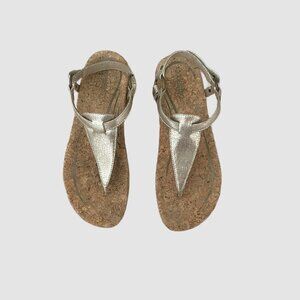 Gold Aetrex Comfort Sandal Size 9- 9 ½